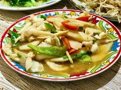 小炒鸟贝肉-十面欢腾·海鲜面·台式Bistro(长乐路店)