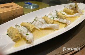Steamed Sea Bass with Tofu Skin