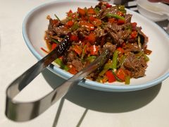 小炒黄牛肉-千百味红餐厅·江西菜(绿地双子塔店)