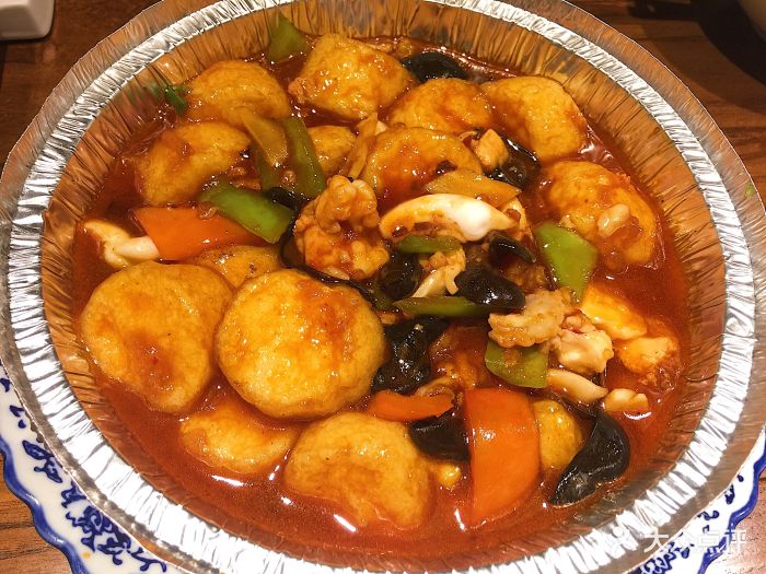 三江码头小海鲜(月湖盛园店)海鲜铁板豆腐图片 - 第1张