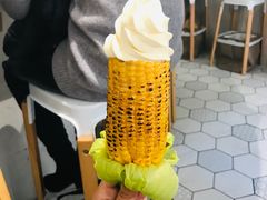 烤玉米冰tea凌-茶是一枝花泡茶店