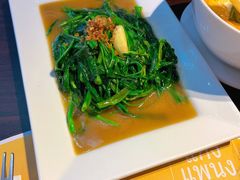 秘制虾酱炒空心菜-帕蓝·暹罗料理(曲阳店)