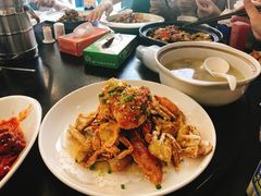 油炸螃蟹-圆圆家私房美食(民权路店)