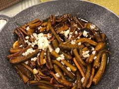 韭菜台炒鳝肚-怡园饭店-餐厅(四望亭店)