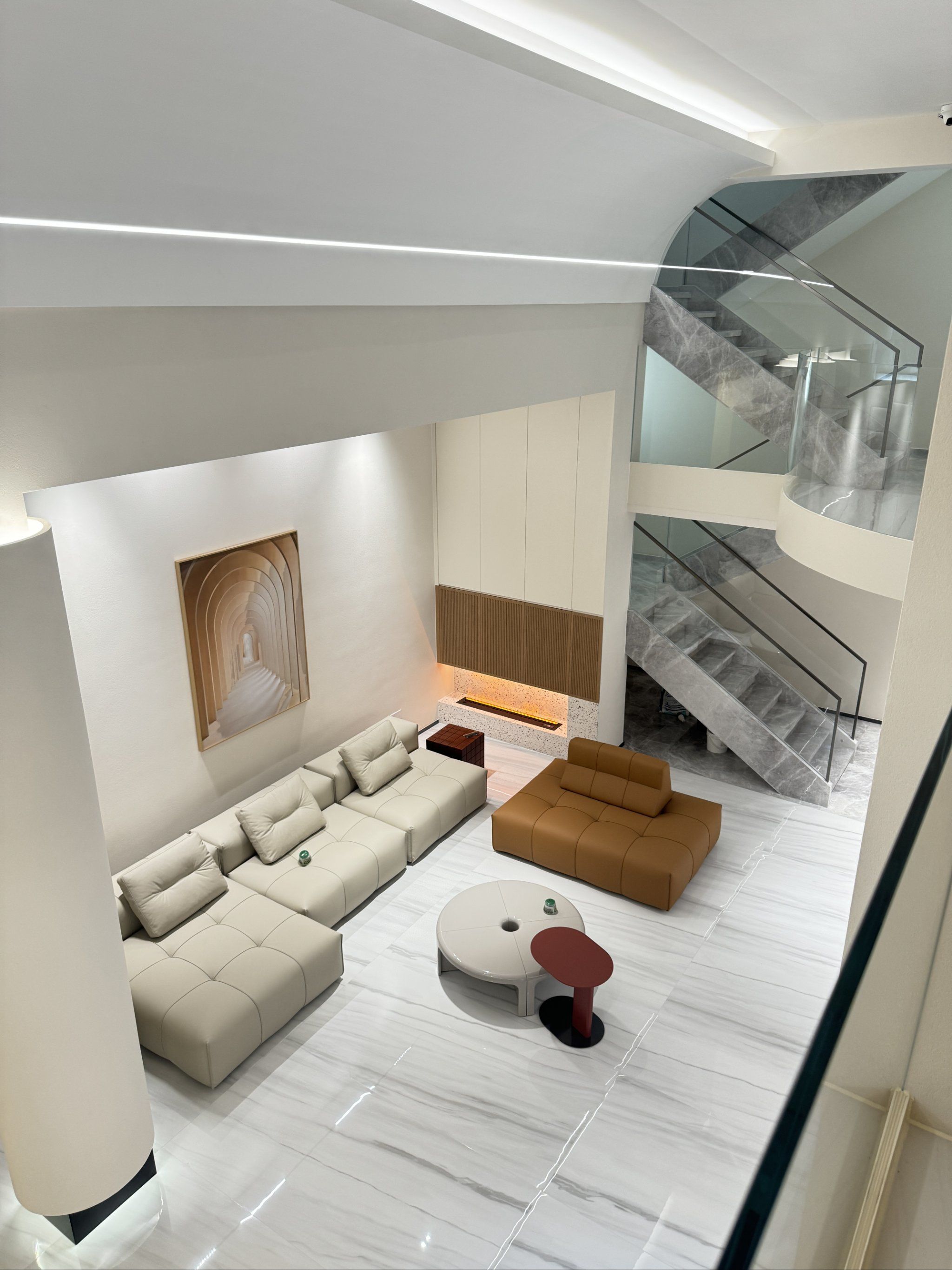 别墅地下室 挑高空间