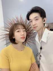 -I+造型烫发染发
