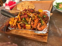 铁锹香辣虾-老磨油饼(高陵店)