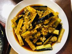 蛤蜊肉拌茄子-华春餐馆(鱼山路店)