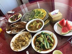 -北京龙庆四季香农家饭庄·灶台鱼·碳烤虹鳟鱼(龙庆峡店)