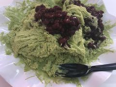 红豆抹茶绵绵冰-小胖老味刨冰
