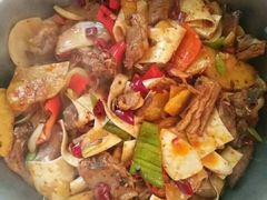 -炕锅羊肉土火锅面片大王