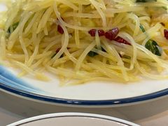 土豆丝爆菊花蛰-威海渔村(静安旗舰店)