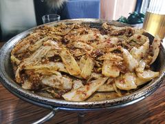 烤娃娃菜-味之朝·烤盘牛肉·松兰拌饭