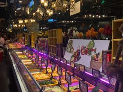 自助取餐区-大漠风烤肉火锅自助餐厅(鹰展店)