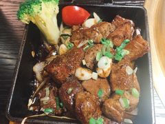 金蒜牛肉粒-三石铁板烧(紫竹桥店)