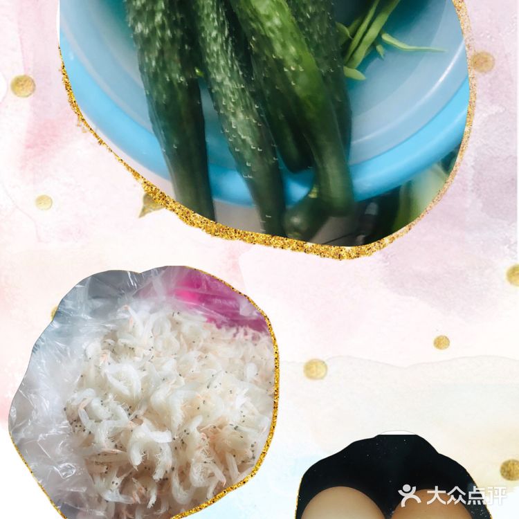 黄瓜鸡蛋炒虾皮，来点虾皮，配点鸡蛋！