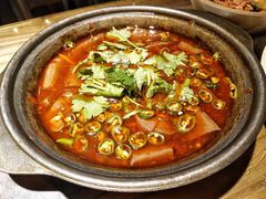 鲜锅嫩鸭血-不曾在把把烧•烧烤(莲坂磐基店)