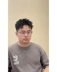 点击看大图 -藤野造型烫发染发