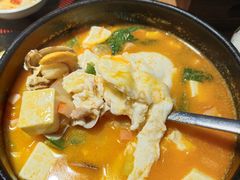 海鲜绢豆腐汤-土大力拌饭名家(丹尼斯百货店)