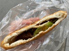 -清真回族八哥秘制饼夹菜