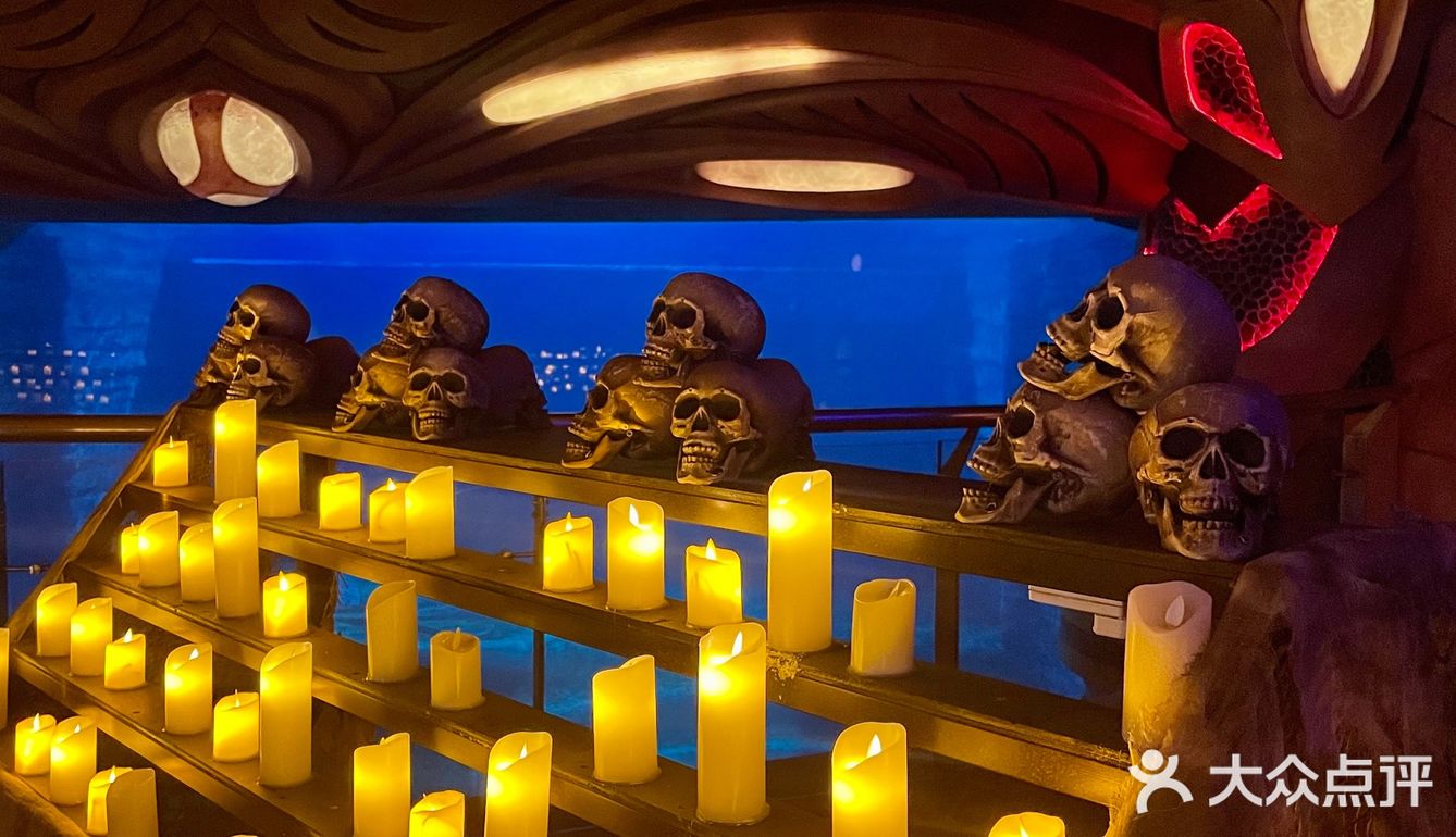 三亚沉浸式体验万圣节🎃失落的空间水族馆“深海尖叫夜