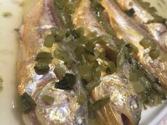 雪菜蒸小黄鱼-高佳庄·舟山海鲜(海景旗舰店)