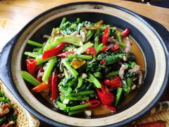 青菜牛肉-郑件洋芋饭庄