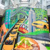 首家shakeshack涂鸦墙来重庆啦 