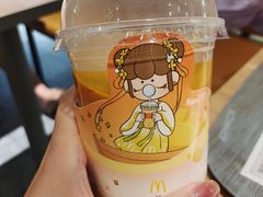 桂花风味冻珍珠奶茶-麦当劳(百联西郊购物中心店)