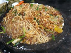 铁板粉丝金针菇-农厨好味·温泉鹅·农家菜