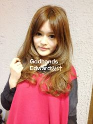 柔和的甜美卷-God Hands发型设计复古会所