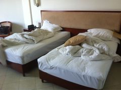 标间打完折688的房价。卫生状况连小旅社都不如。-明月山天沐温泉度假村