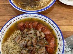 肉丁力肠公仔面-永安咖啡室