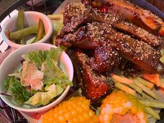 BBQ美式碳烤猪肋排-疯克大象美式烤肉餐厅