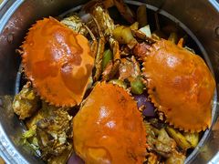香辣蟹炒菜-秦记香辣蟹(松榆里店)