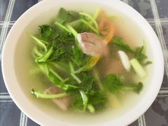青菜猪肝汤-老虎面馆