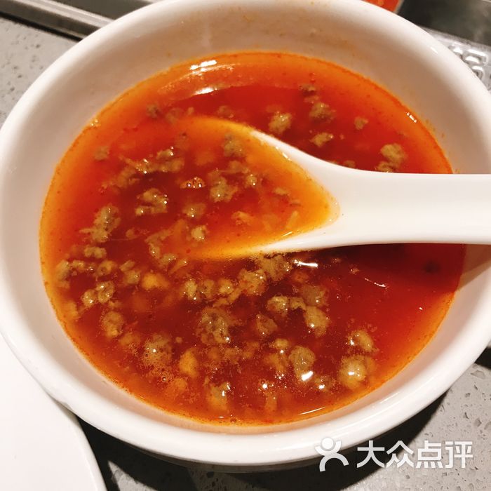 海底捞火锅番茄牛肉粒汤图片-北京火锅-大众点评网