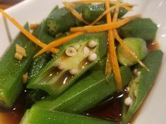 凉拌秋葵-云中鱼蒸汽石锅鱼(川沙百联店)