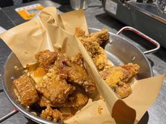 炸鸡翅一半一半-富乐满韩国正宗炸鸡韩国料理(虹泉路店)