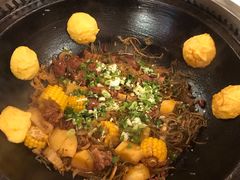 豆角土豆炖排骨-妈妈家铁锅炖(景诚园综合楼店)