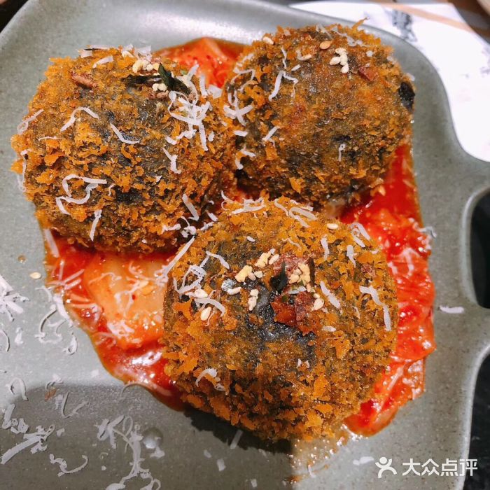 KCOOKING概念韩餐(世茂52+店)墨鱼芝士饭团图片