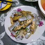 肥美姜葱蛏子