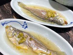 雪菜蒸小黄鱼-钱塘花园·宁波菜