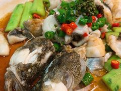 青花椒蒸笋壳鱼-猪肉婆私房菜(容桂总店)
