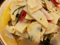 碧绿酸菜炒笋衣-堂宴·老厦门私房菜(1988仙岳总店)