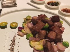 青柠海盐煎和牛粒-广州富力丽思卡尔顿酒店·丽轩·粤菜