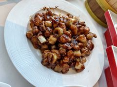 酱爆核桃鸡丁-玉林烤鸭店(定福庄店)