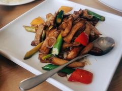 杏鲍菇炒松板肉-香浙汇(望京店)