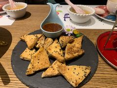 泰式芝麻煎豆腐-甜阿姨·天台花园私房菜(万松园店)