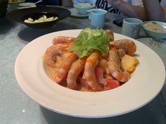 鲜虾沙律-铁道茶苑.色稷餐厅(莲花南路店)